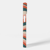 Retro golvende kleurrijke streep groovy patroon Case-Mate iPhone case (Achterkant / Rechts)