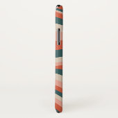 Retro golvende kleurrijke streep patroon Case-Mate iPhone case (Achterkant / rechts)