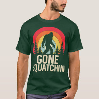 Retro Gone Squatchin Bigfoot Sasquatch Essential T T-shirt