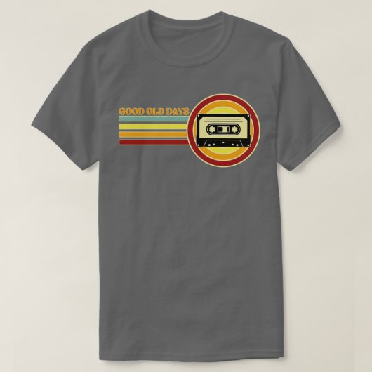 Retro Good Old Days T-shirt (Design voorkant)