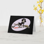 Retro Good Sind Witch Kaart (Gele Bloem)