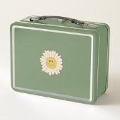 Retro Good Vibes Metal Lunch Box (Achterkant)