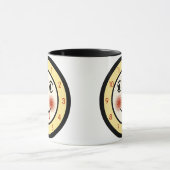 Retro Goofy Clock Face Mok (Midden)