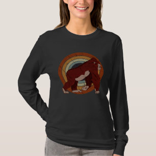 Retro Gorilla Vintage 80s 90s Zonsondergang Tropis T-shirt