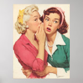 Retro Gossip and Glamour Secrets Poster (Voorkant)