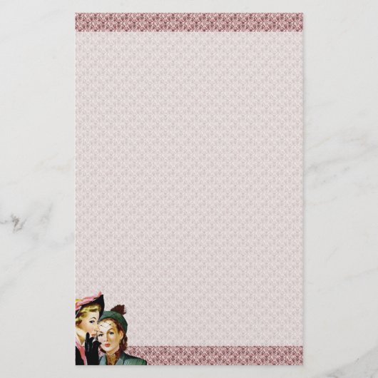 Retro Gossip Briefpapier (Voorkant)