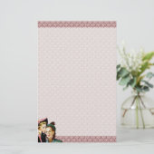 Retro Gossip Briefpapier (Staand voorkant)