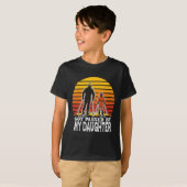 Retro Got Ped Van Mijn Dochter Grappig Skidesign T-shirt (Voorkant volledig)