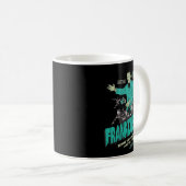 Retro Goth Wrede Uur Koffiemok (Voorkant rechts)
