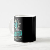 Retro Goth Wrede Uur Koffiemok (Voorkant links)