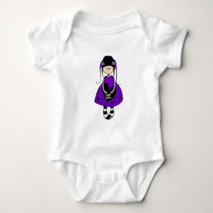 Retro Gothic Meisje met schedels Romper