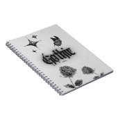 Retro Gothic Notitieboek – Dark Esthetic Journal (Rechterzijde)