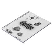 Retro Gothic Notitieboek – Dark Esthetic Journal (Linkerzijde)