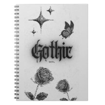 Retro Gothic Notitieboek – Dark Esthetic Journal