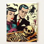 Retro Gothic paar strips Planner (Achterkant)