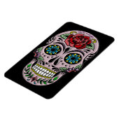 Retro Gothic Sugar Skull Magneet (Linkerzijde)