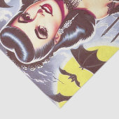 Retro Gothic Vampier Pin-up Tissuepapier (Detail)