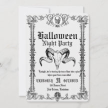 Retro Gotische Schedeldans Halloween Feest