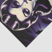 Retro Gotische Vrouw Tissuepapier (Detail)