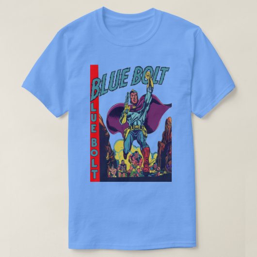 Retro Gouden Eeuw Sci-Fi Superhero T-shirt (Design voorkant)