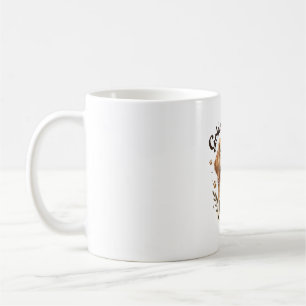 Retro Gouden Retriever Moeder Hond Liefhebber Typo Koffiemok