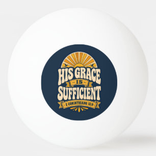 Retro Gouden Zonneburst Christelijke Recreatieruim Pingpongbal