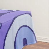 Retro Gradated Geometric Fan Pattern Tafelkleed (Voorbeeld)