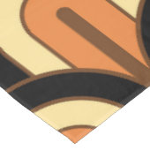 Retro Gradated Geometric Fan Pattern Tafelkleed (Gekanteld)