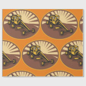 Retro Grader Cadeaupapier (Vlak)