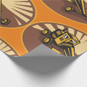 Retro Grader Cadeaupapier (Hoek)