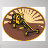 Retro Grader Poster (Voorkant)