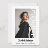 Retro Gradiënt Typografie Uitnodiging Aankondiging (Voorkant)