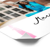 Retro Graduation Party Class of 2024 Welkomstbord Foto Afdruk (Hoek)