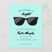 Retro Graduation Party Future is helder Briefkaart (Voorkant)