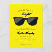 Retro Graduation Party Future is helder Briefkaart (Voorkant)