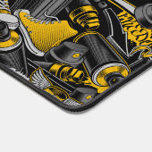 Retro Graffiti Stadspatroon Bureaumat (Hoek)