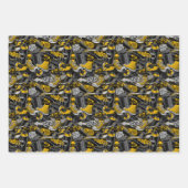 Retro Graffiti Stadspatroon Inpakpapier Vel (Voorkant 2)