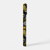 Retro Graffiti Stadspatroon iPhone 15 Case (Rechterkant)