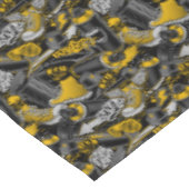 Retro Graffiti Stadspatroon Tafelkleed (Gekanteld)