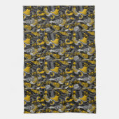 Retro Graffiti Stadspatroon Theedoek (Verticaal)