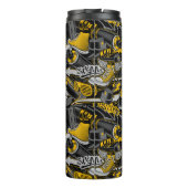 Retro Graffiti Stadspatroon Thermosbeker (Achterkant)