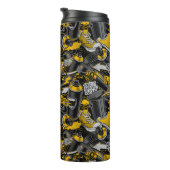 Retro Graffiti Stadspatroon Thermosbeker (Geroteerd rechts)