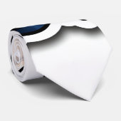 Retro graffiti word Angelwing 3-D typography neckt Stropdas (Opgerold)