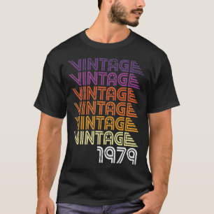 Retro  Grafisch 40 jaar oud 40e verjaardag G T-shirt