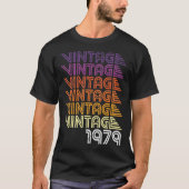 Retro  Grafisch 40 jaar oud 40th Birthday G T-shirt (Voorkant)
