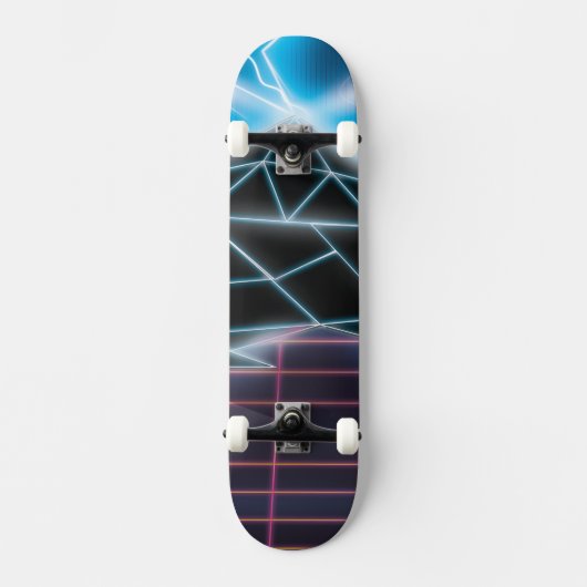 Retro grafische afbeelding van een videospel uit d skateboard (Voorkant)