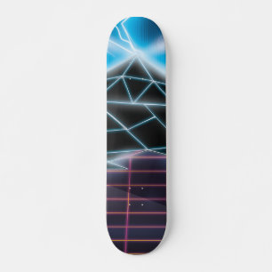 Retro grafische afbeelding van een videospel uit d skateboard