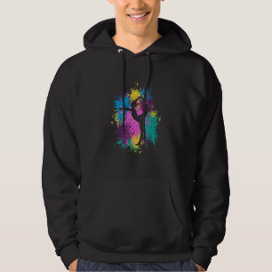 Retro Grafische Gymnastiek Gymnastiek Acrobat Acro Hoodie