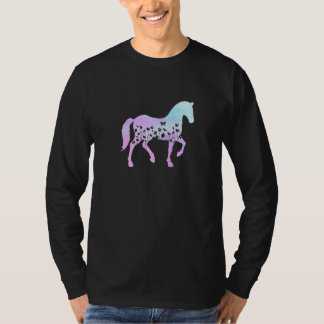 Retro Grafische Paardenliefhebber Equestrian Ruite T-shirt