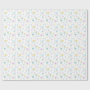 Retro Grafische Palmen  Cadeaupapier